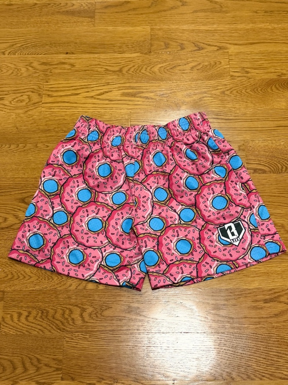 Baseball Lifestyle 101 (BL101) Donut Youth Shorts, Strawberry